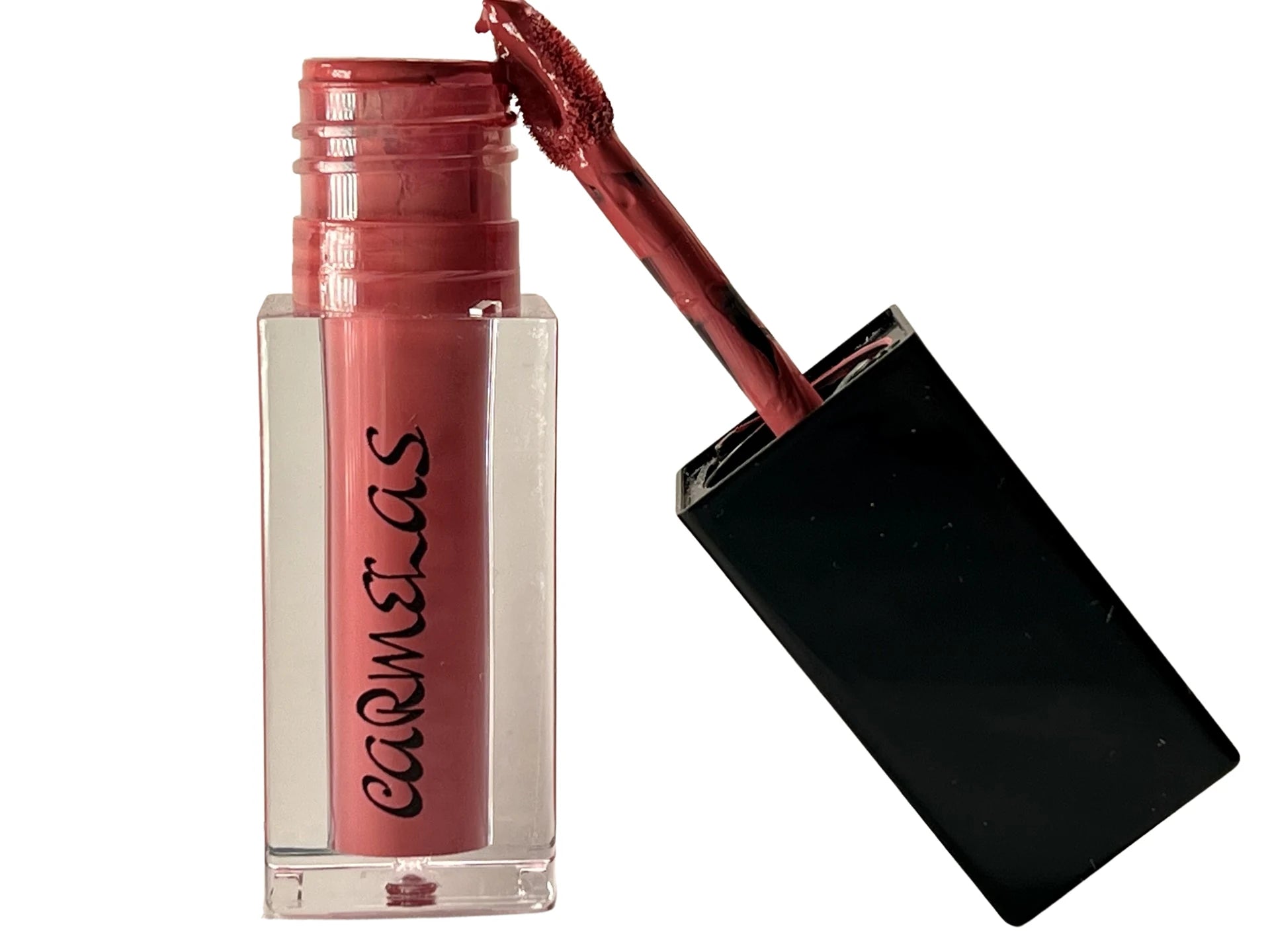 Carmelas Ilusion matte liquid lipstick with applicator