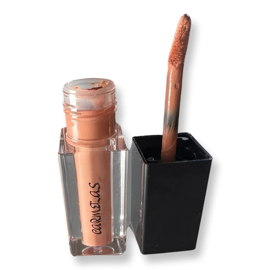 Carmelas Tumblewood matte liquid lipstick with applicator